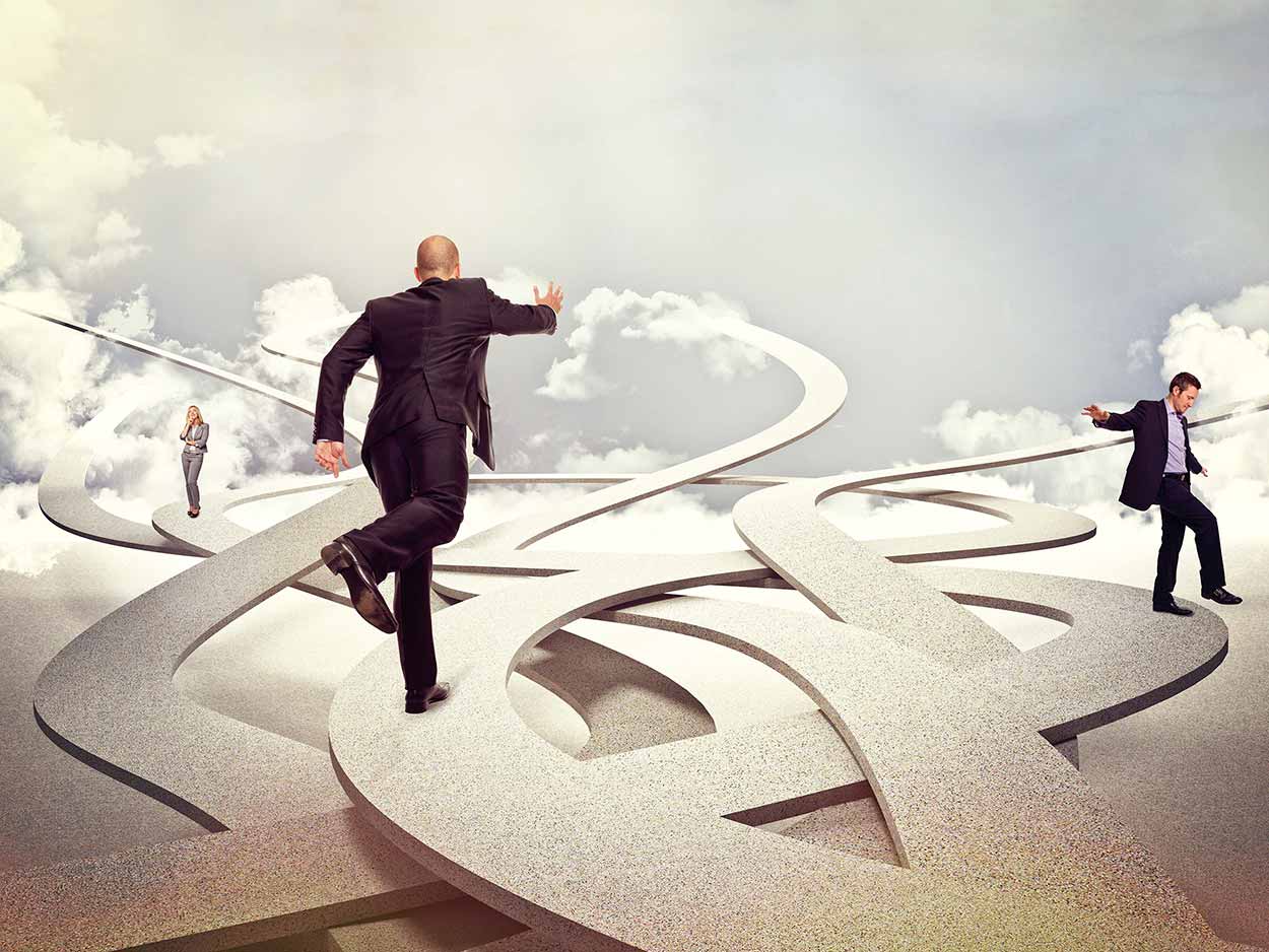 connect with the key decision makers