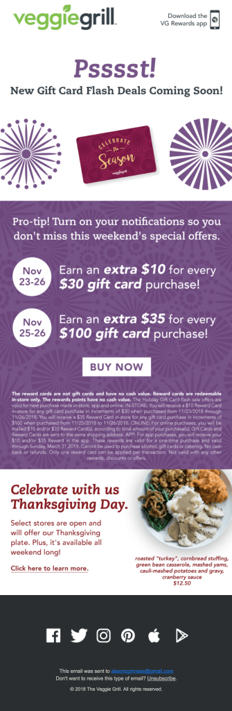 holiday email marketing 2
